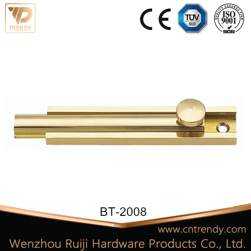 Door Hardware Brass Lock Bolt, Window Mouting Lever Bolt (BT-2012)