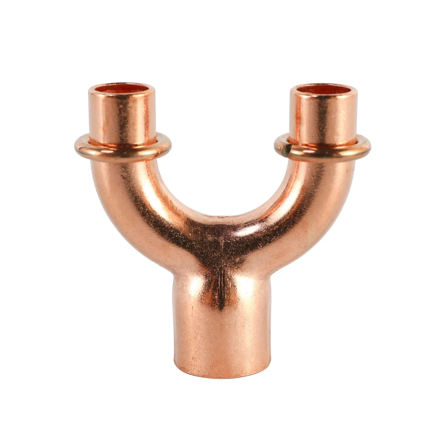 Three Tees Copper Pipe Fitting with ISO Certification