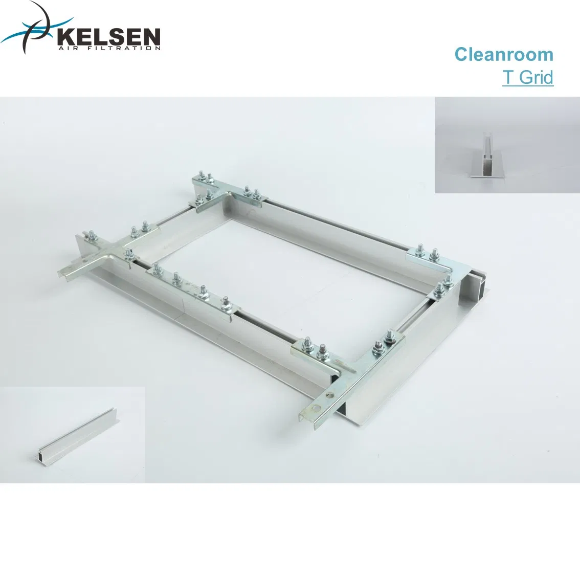 Cleanroom Room Side Replaceable Ceiling Joist T Grid Keel
