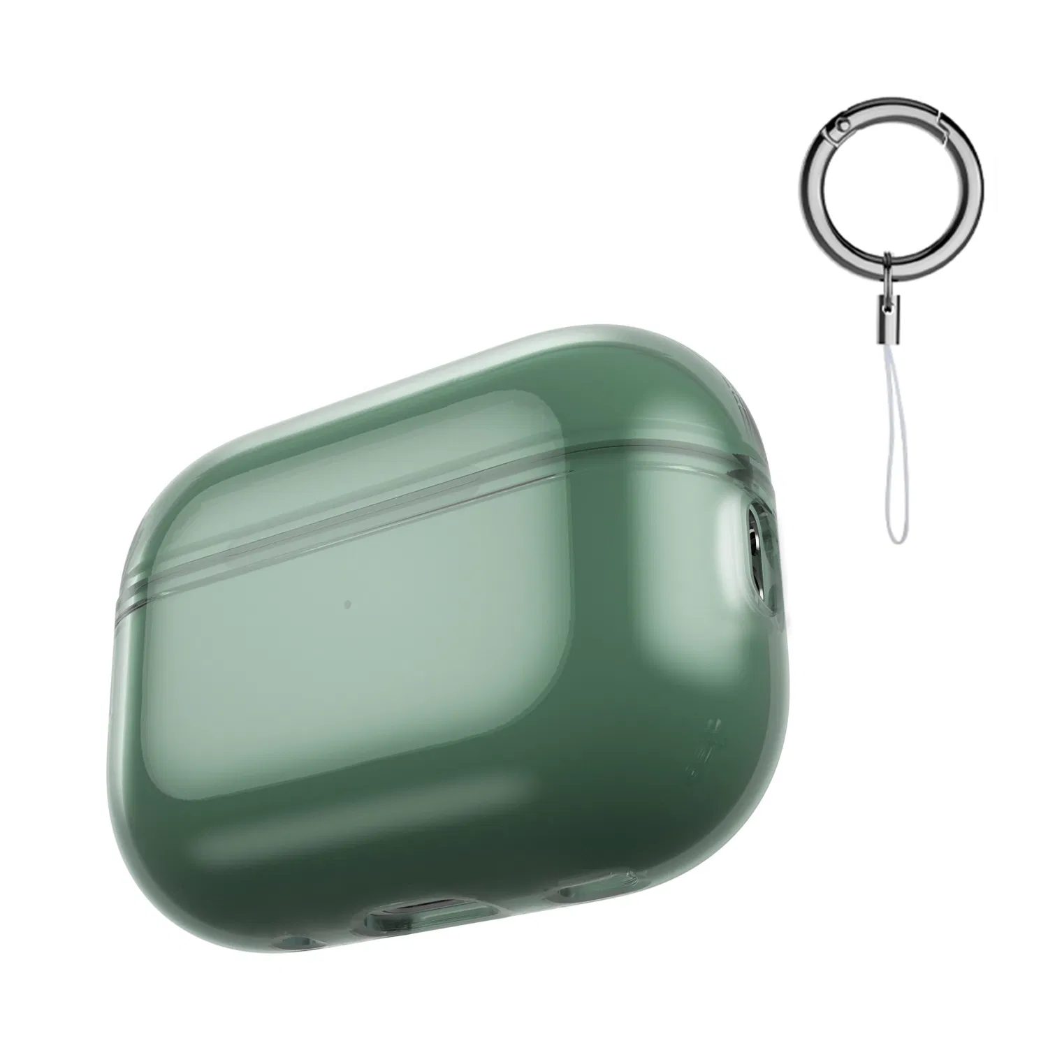 Прозрачный чехол для AirPods Pro 3 2025, защита от потери