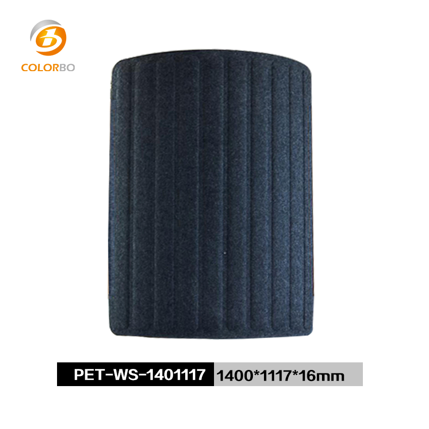 Half-Circle Colorful Surface Fireproof and Soundproof Polyester Fiber Partition Screen