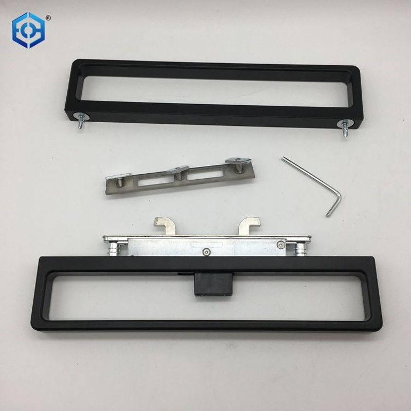 Slim Narrow Frame Aluminum Sliding Patio Glass Door Handle Lock