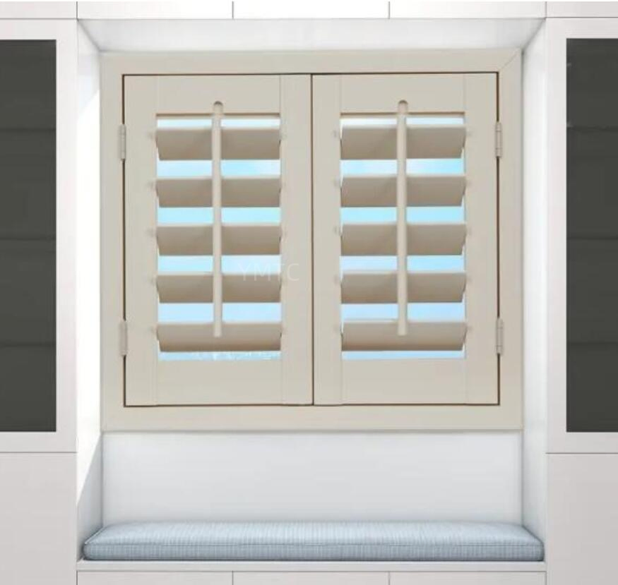 Home Decoration PVC Plantation Shutters Louver Window Shutter