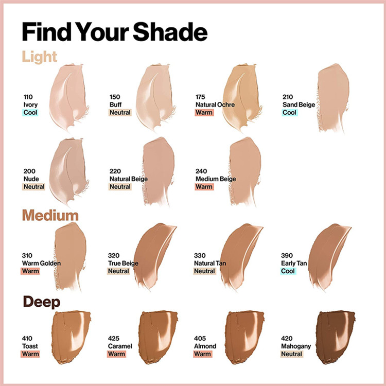 Natural Beige Colorstay Full Cover Longwear Matte Face Makeup Foundation