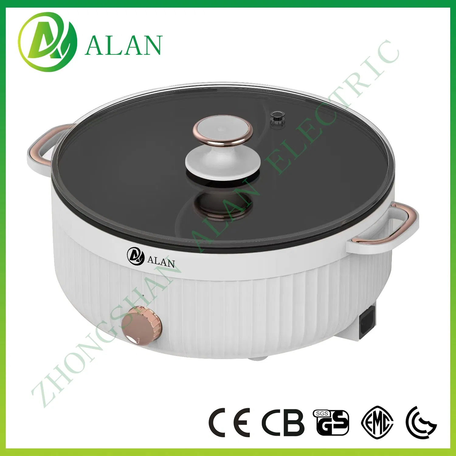 Factory Wholesale Custom Multi-Functional High Quality 1000W 3L Electric Hot Pot