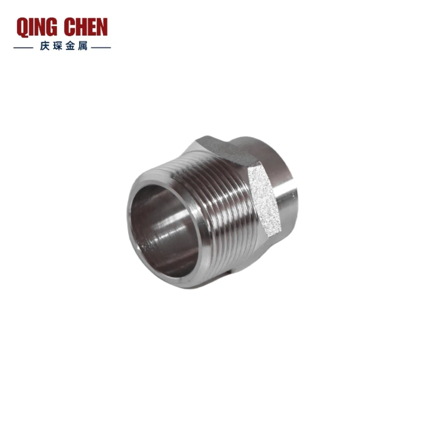 Premium Stainless Steel Hexagon Nipple for Pipe Connections