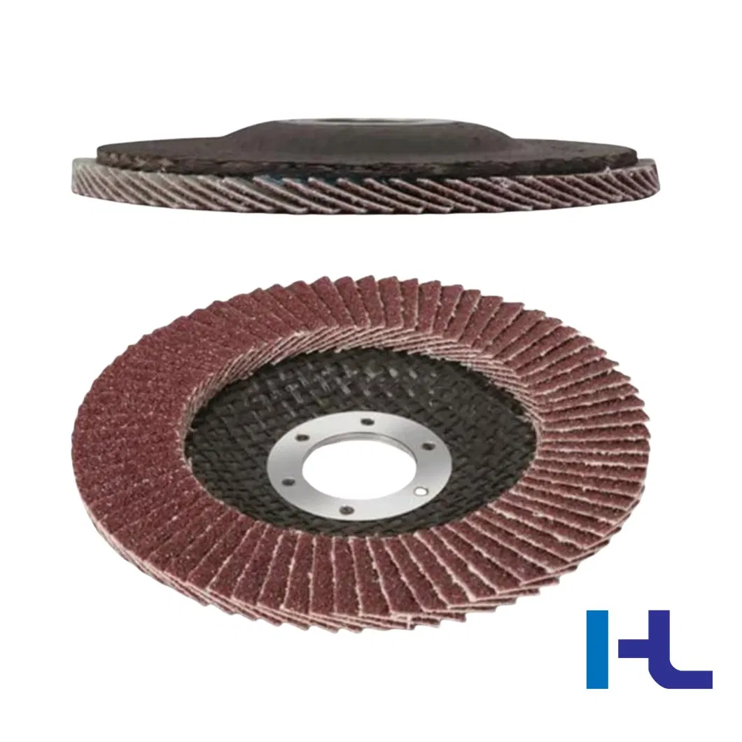 50mm 75mm 80mm T27 Mini Flap Disc with Calcined Aluminum Oxide Sand Cloth for Grinding Tool