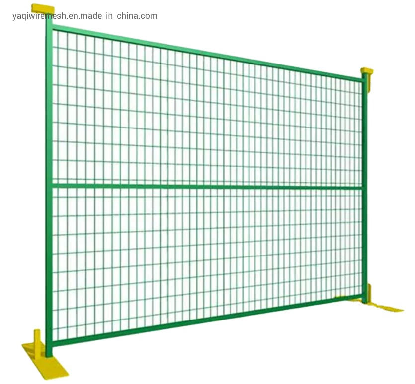 6ftx10FT High Quality Galvanized & Powder Coated Temporary Fence Canada Construction Site Fencing
