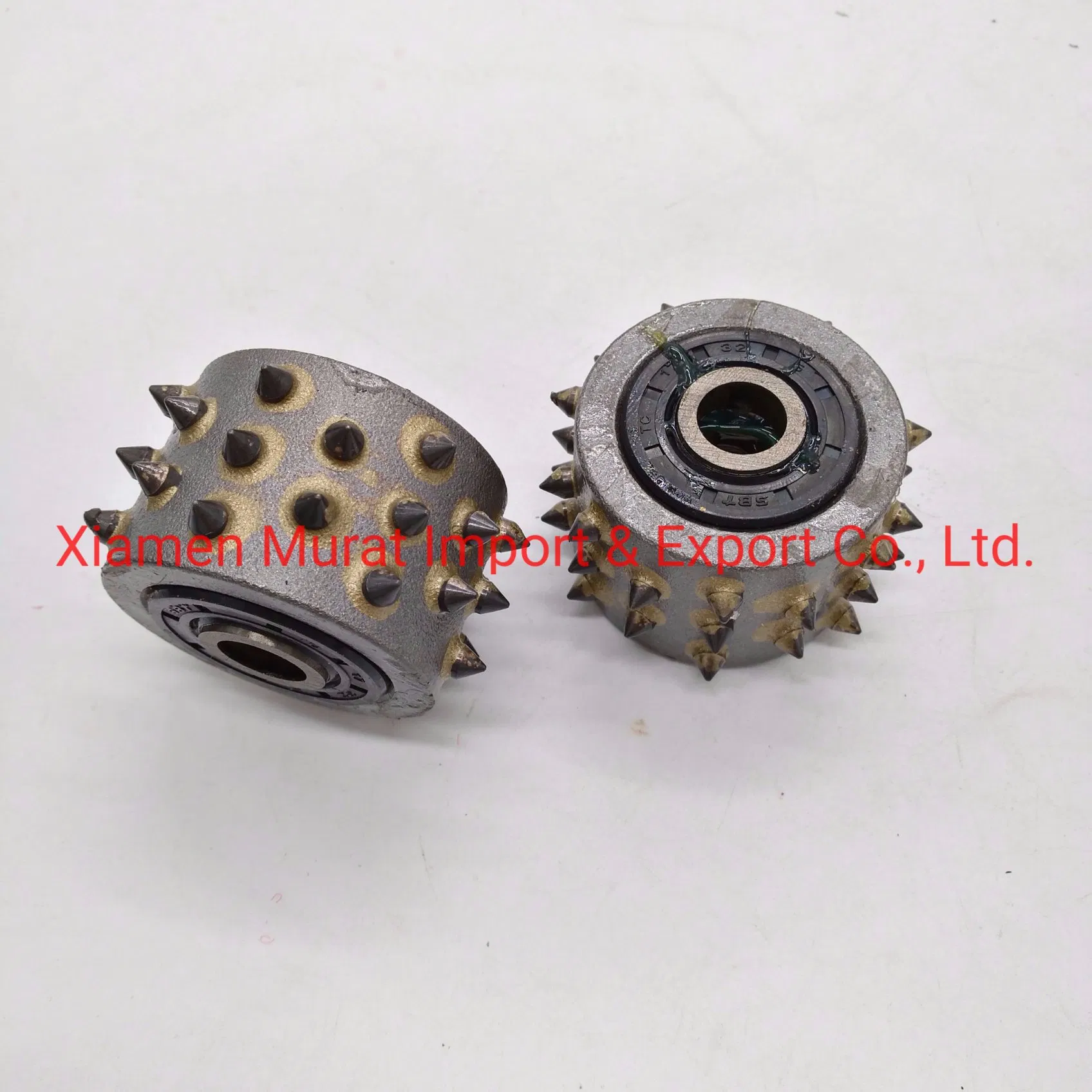 Diamond Bush Hammer Roller with 45 Pins