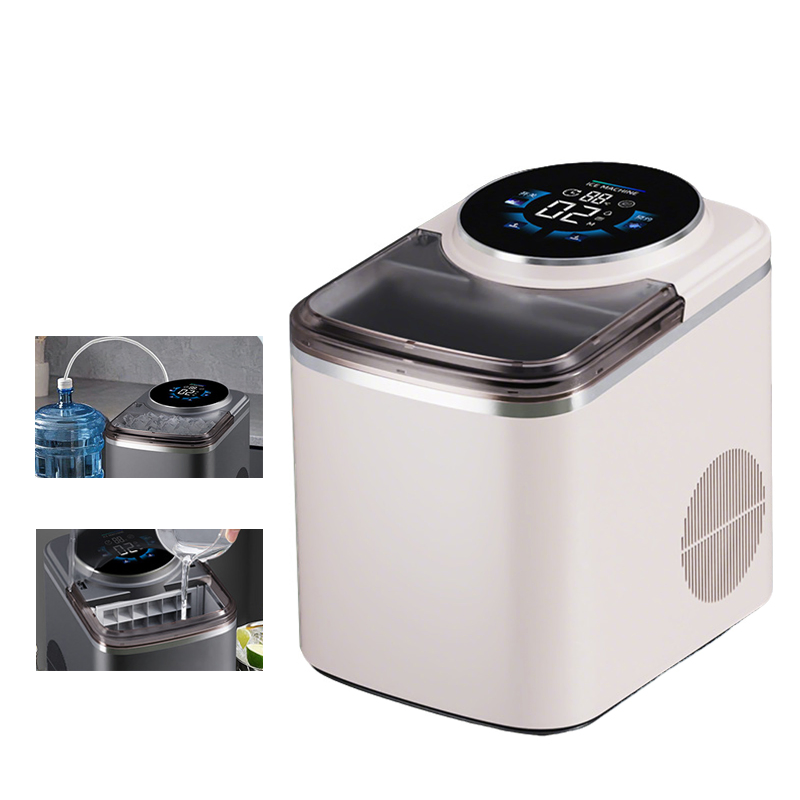 Rapid Dual Inlet Countertop Ice Maker for Home and Office
