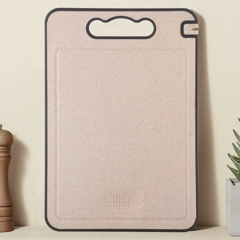 Chinese Manufacturers Pure Titanium Chopping Board Antibacterial Mildew-Proof Wheat Fiber Cutting Board