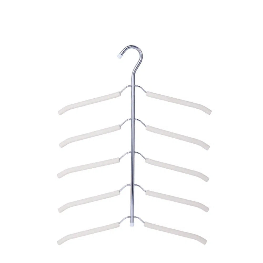 5 Layer Non-Slip Clothes Rack Hanger Wardrobe Closet Wbb29901