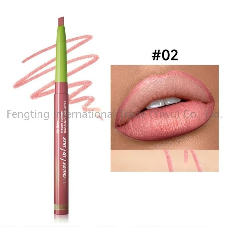 8 Color Vegan Custom Logo Lip Liner Pencil Waterproof Nude Customize Private Label Matte Natural Lip Liner