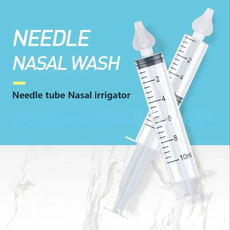 Nasal Saline Solution Infant Nasal Wash Irrigation Aspirator Hygiene for Babies