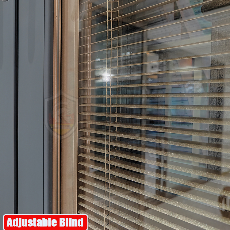 Single UPVC Glazing Casement Windows Plastic PVC Window