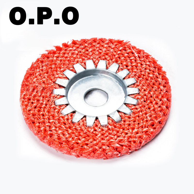 Полировальные круги 100 мм из красного льна для металла