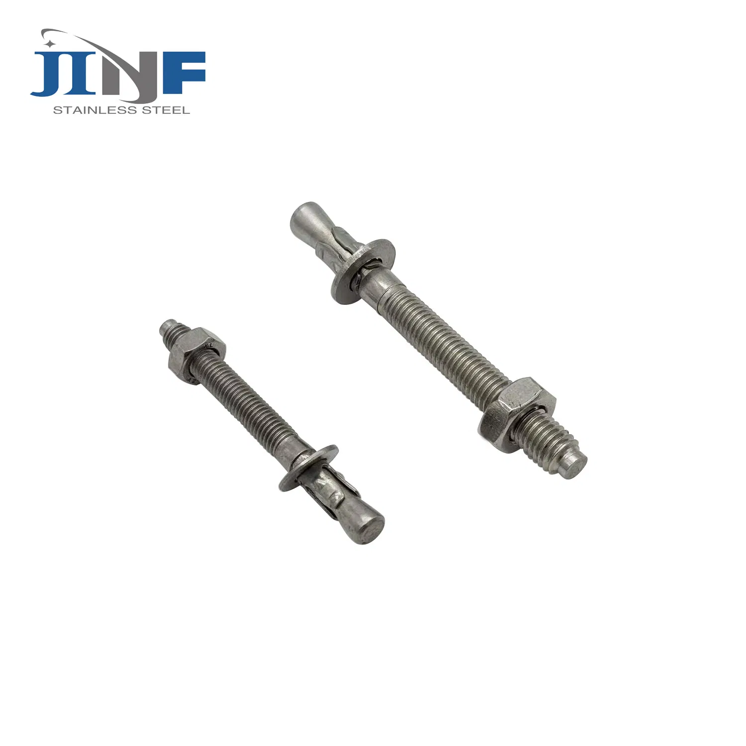 Chinese Factory Stainless Steel Wedge Anchor Expansion Through Bolt