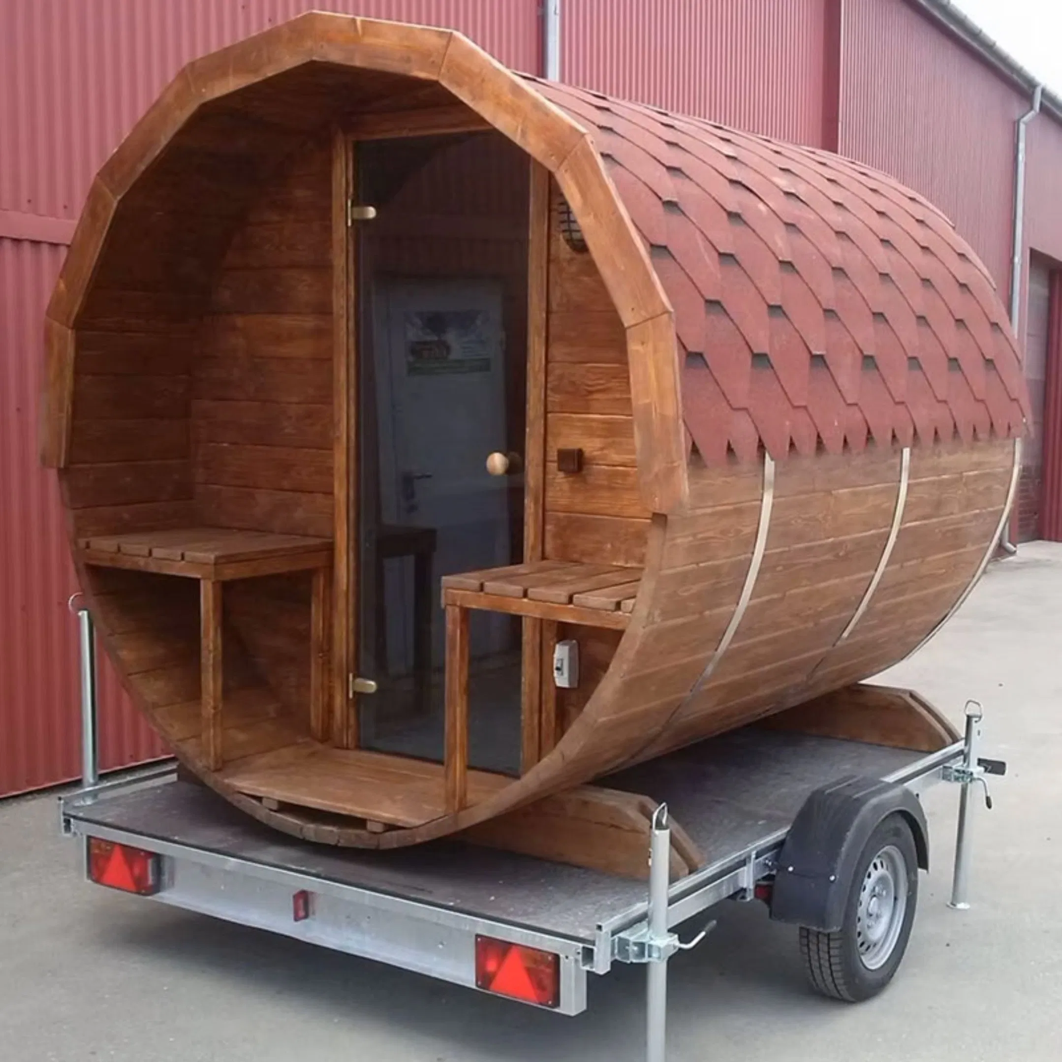 Boda Outdoor Sauna: Experience Nature with Our Cylindrical Design Dry Sauna