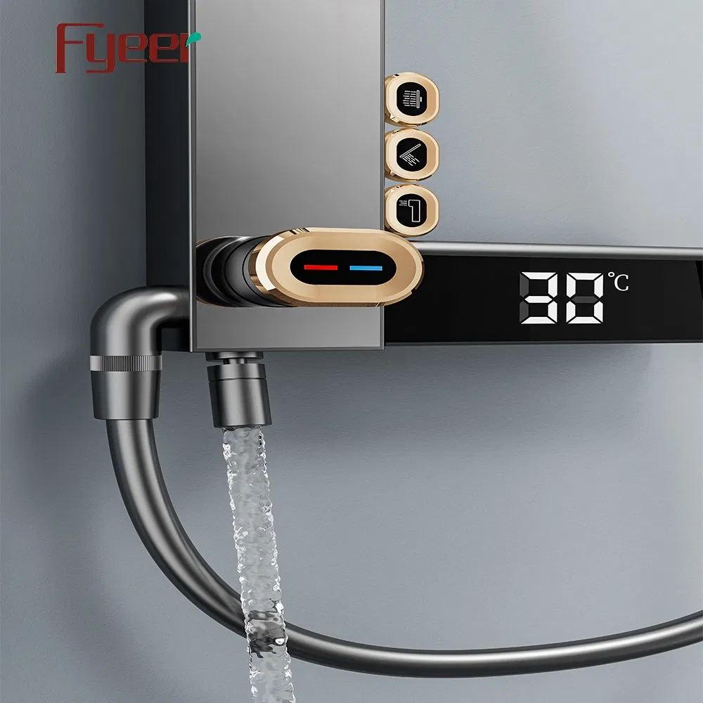 Fyeer Smart Digital Thermostatic Shower Set with Lumbar Massage SPA