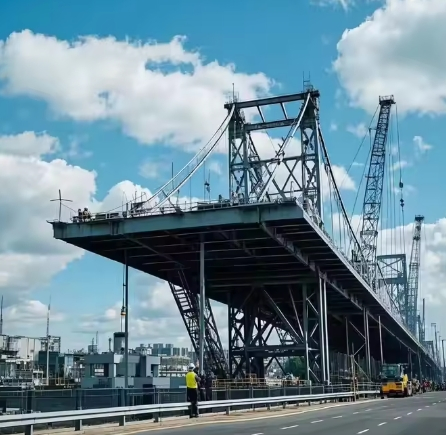 Steel Structure Construction Building with Steel H Bean and I Beam Industrial Bridge