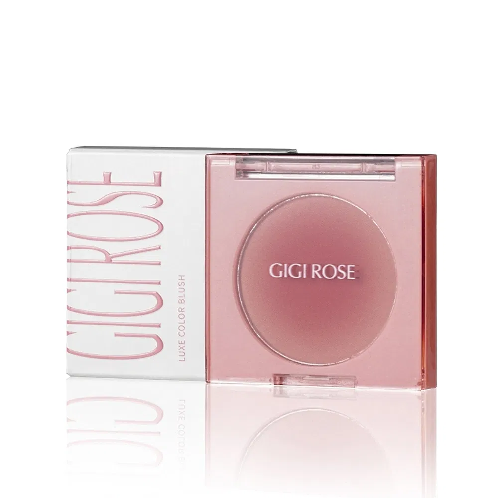 Fragrance-Free Smooth Texture Monochrome Waterproof Blush for Retro Style