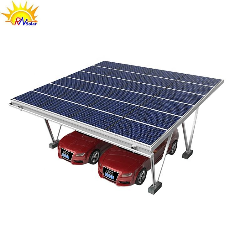 Easy Installation Aluminium Solar Carport of Light Weight Customized