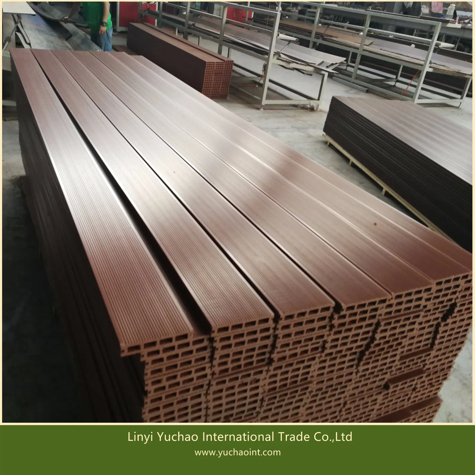 Factory Price Hollow WPC Decking for Outdoor Decoration
