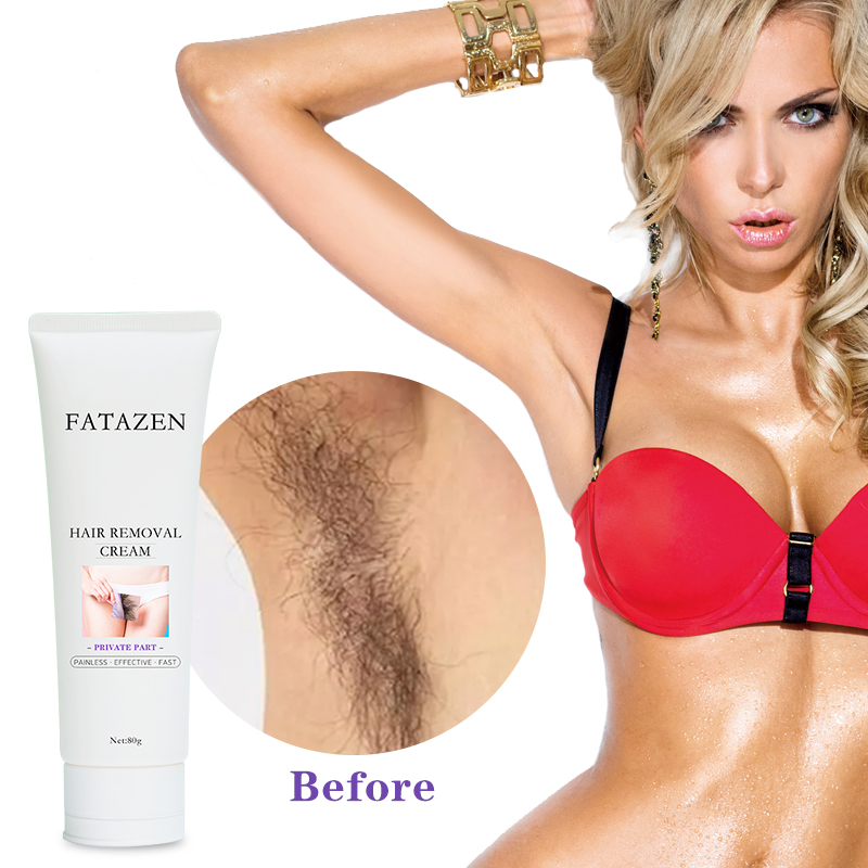 Natural Organic Mild Non-Irritating Hair Growth Inhibiting Fast Hair Removal Cream
