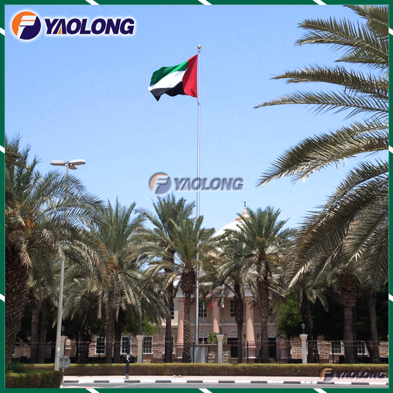 7m 9m 11m Lightweight Aluminum Outdoor Flag Pole Bracket