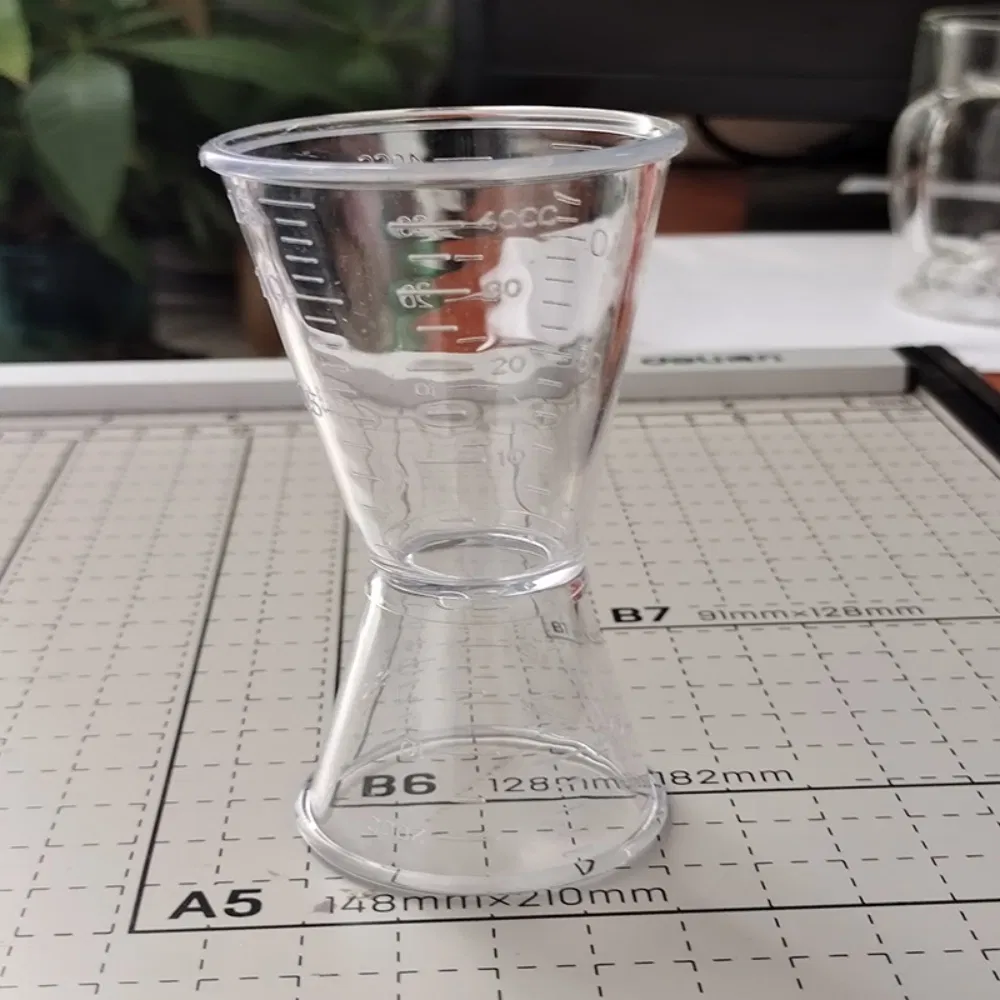 Wine Mixing Tools Milk Tea Shop PC Double-Tipped Engraved Measuring 20-40c Cocktail Shaker Ounces Cup