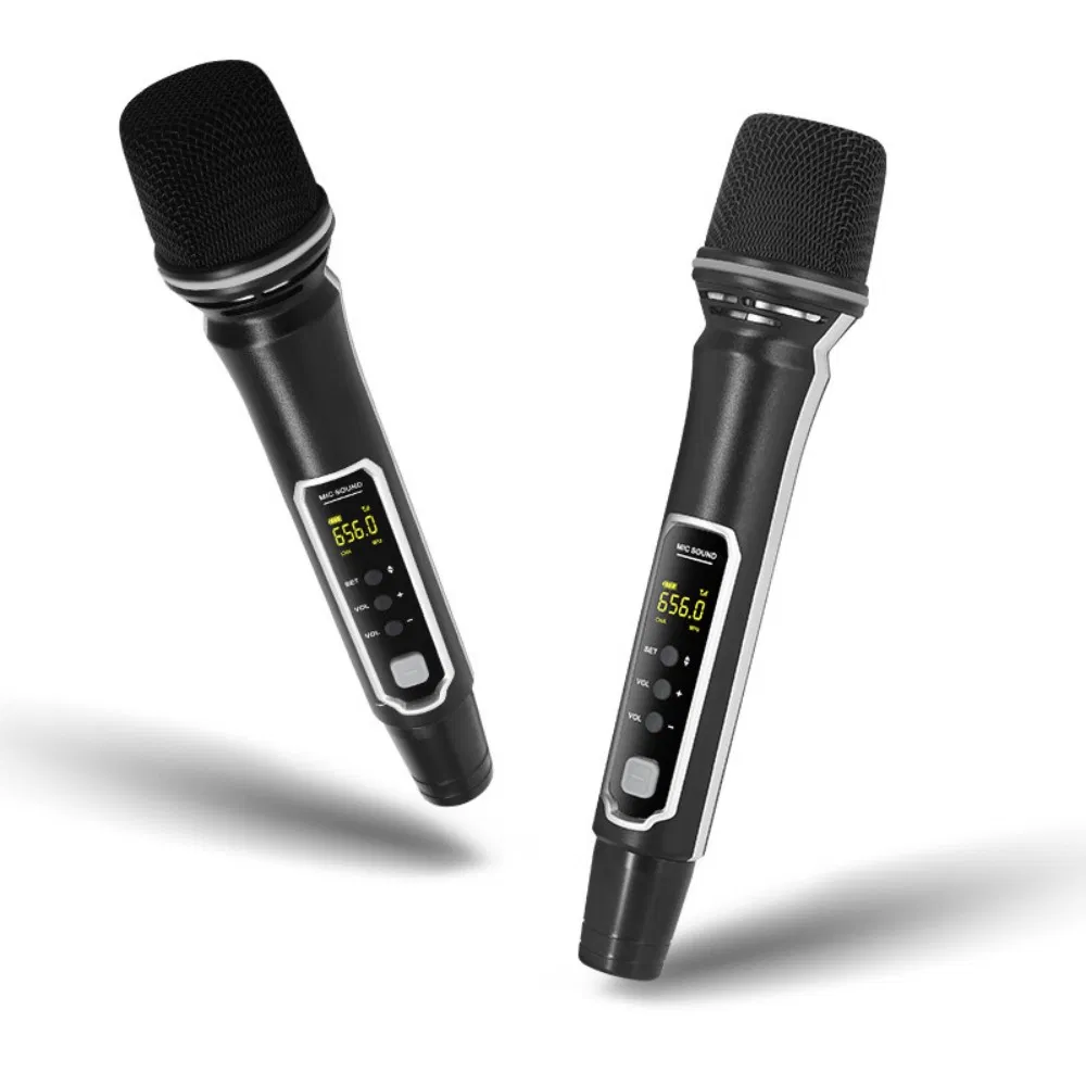 Hot Selling Adjustable Frequency Charging Model Singing Conference Audio Wireless Microphone