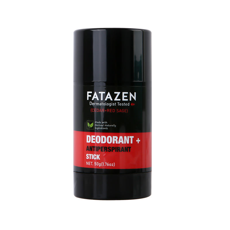 Fatazen Hot Selling Herbal Deodorant Antiperspirant Stick Natural Vegan Cedar Red Sage Fragrance Deodor Balm Deodorant Stick