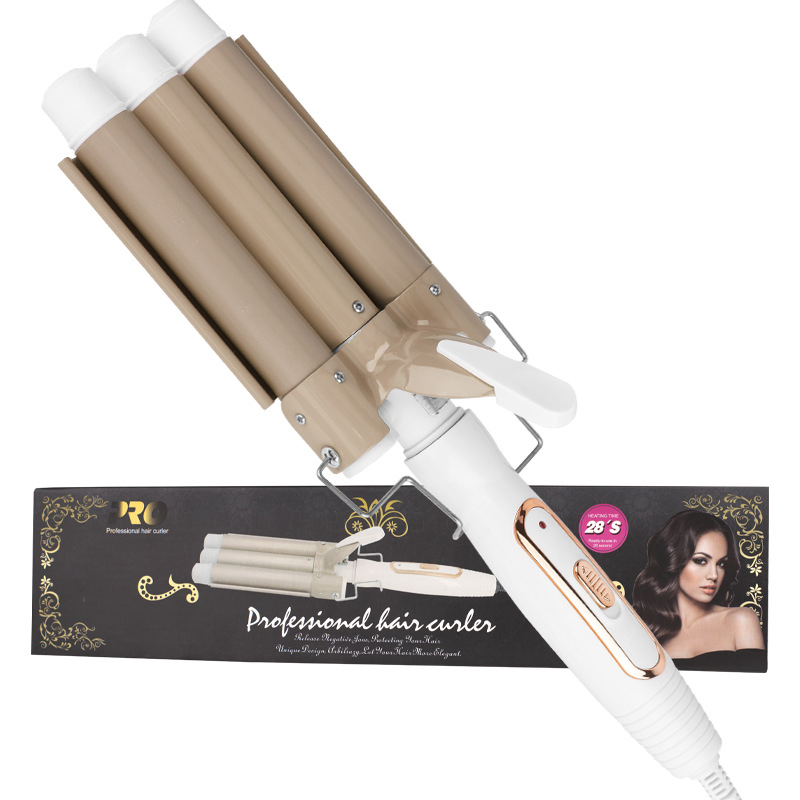 Hot Style Three-Tube Curling Iron Three-Rod Curling Iron Water Wave Hair Rod