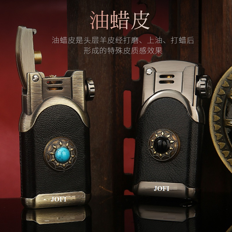 Elegant Oil Kerosene Vintage Compact Mini Pure Copper Brass Custom Metal Refilling Special Flint Lighter