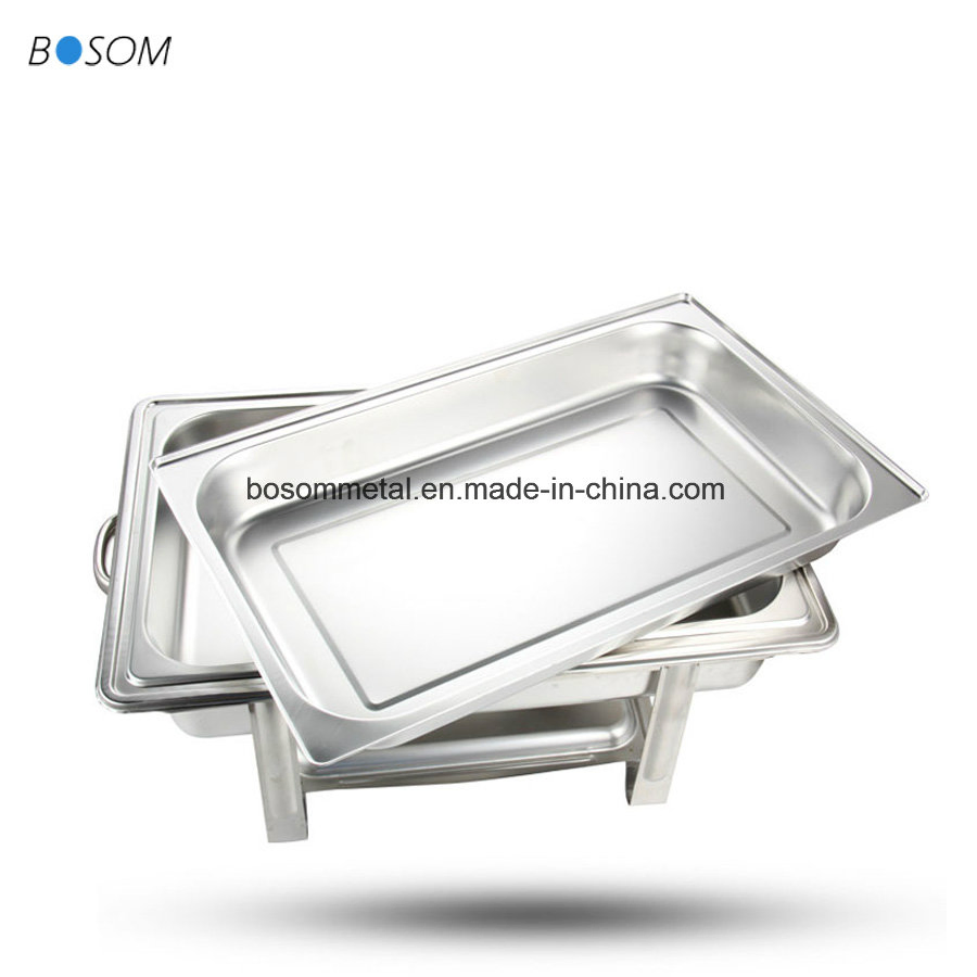 Popular High Quality Stainless Steel Kitchenware Buffet Chafing Dish for Hotel Restaurant Canteen Refectory