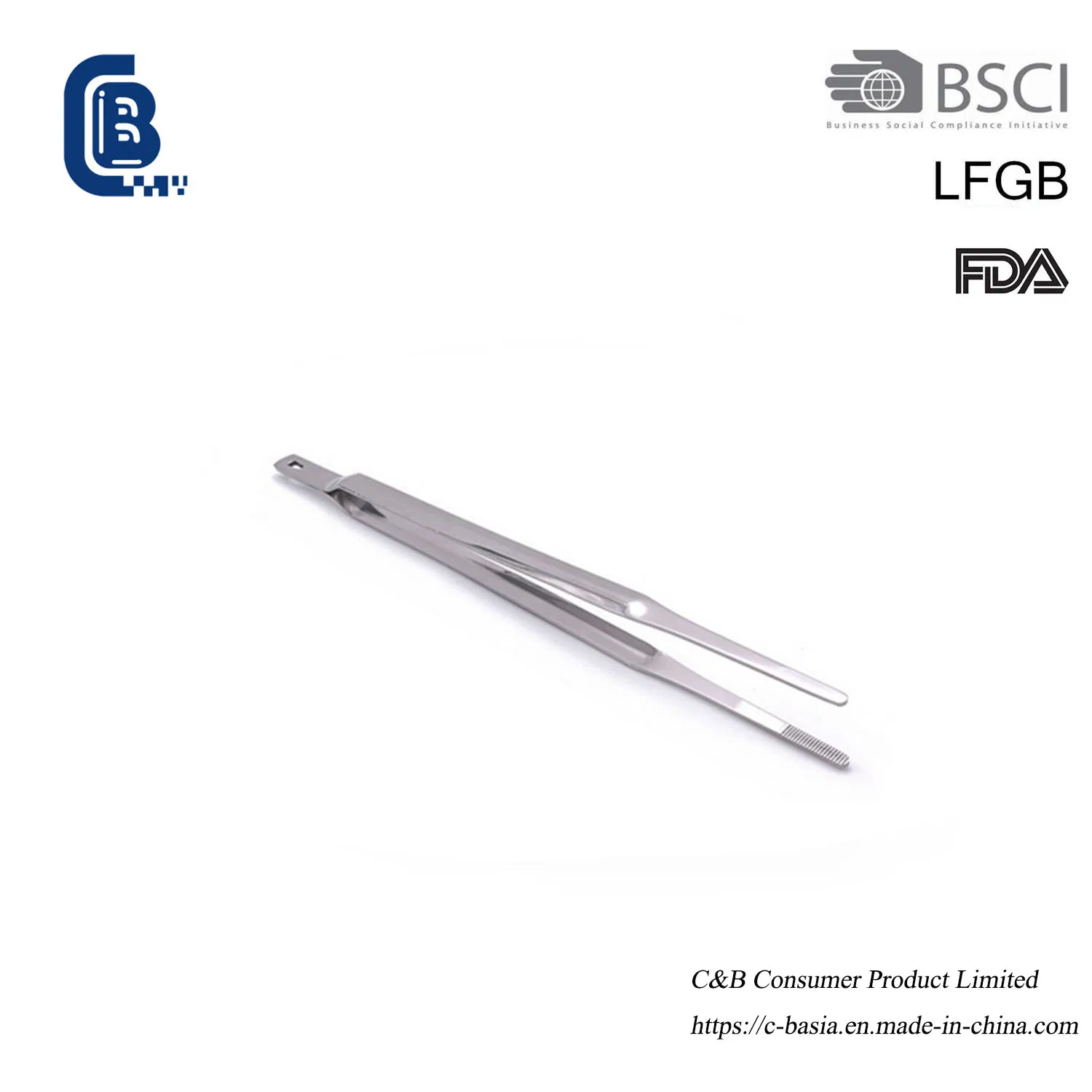 30cm Gold-Plated Chef Tweezers: Long Stainless Steel Tongs for BBQ, Tea Set