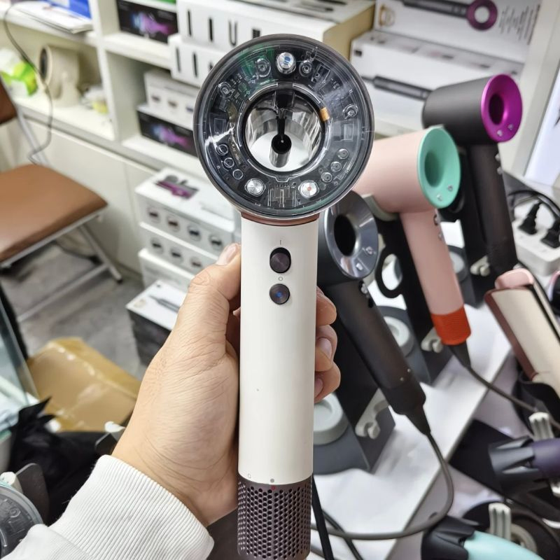 1600W Negative Ion Hair Dryer with Magnetic Nozzles Fast Drying Hair Styling Device