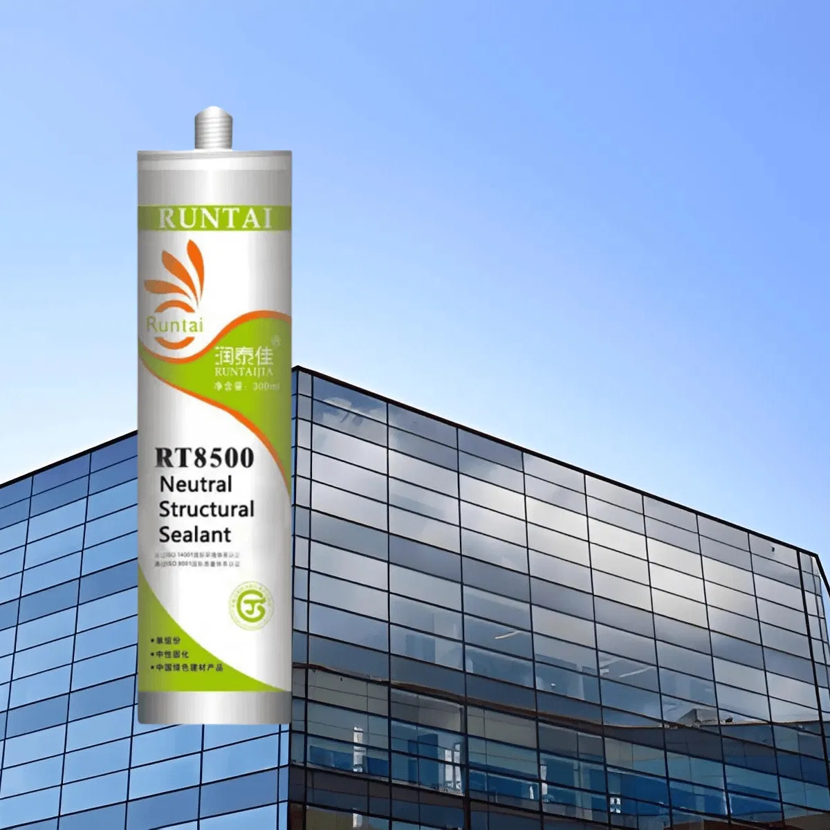 Superior Quality Runtai Curtain Wall Weatherproof Sealing Aluminium Glass Silicone Sealant