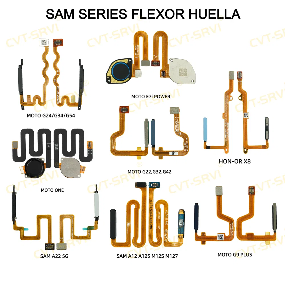 Шлейф сканера отпечатка пальца для Samsung A12, A125, A12s, A127, Moto G32, G42, G54