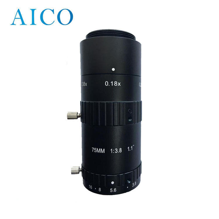 Объектив макро 75mm F3.8 12MP C-Mount для машинного зрения