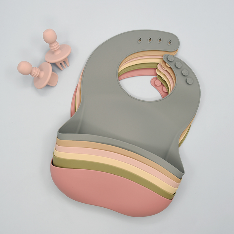 Premium Silicone Baby Bibs - Waterproof & Customizable Designs