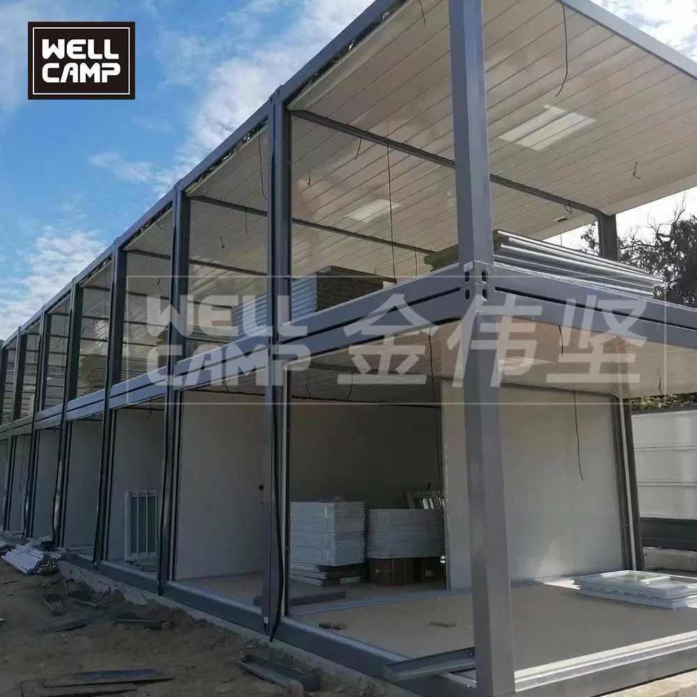 Wellcamp Movable Hotel Dormitory Shipping Flat Pack Container Camp