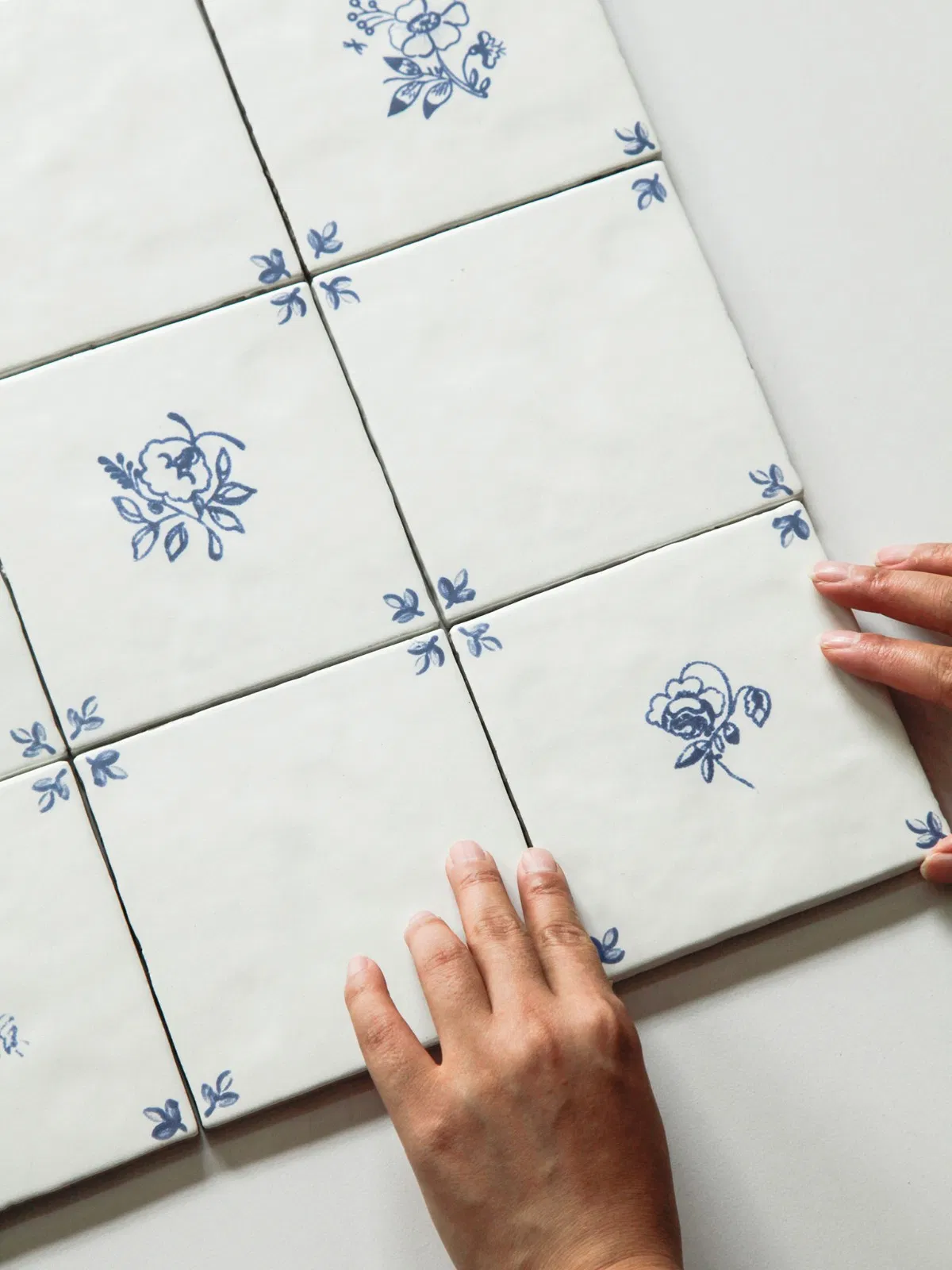 Special Handmade Brick · Blue & White Elegance