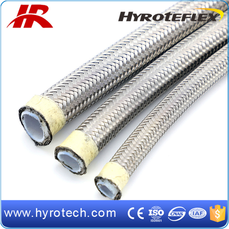 Гофрированный шланг PTFE SAE 100R14 химически стойкий