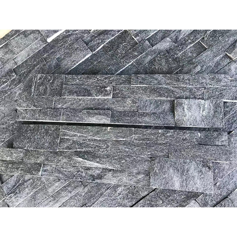 Natural Black Slate Wall Cladding Stone Veneer Decorative Culture Stone for Sale