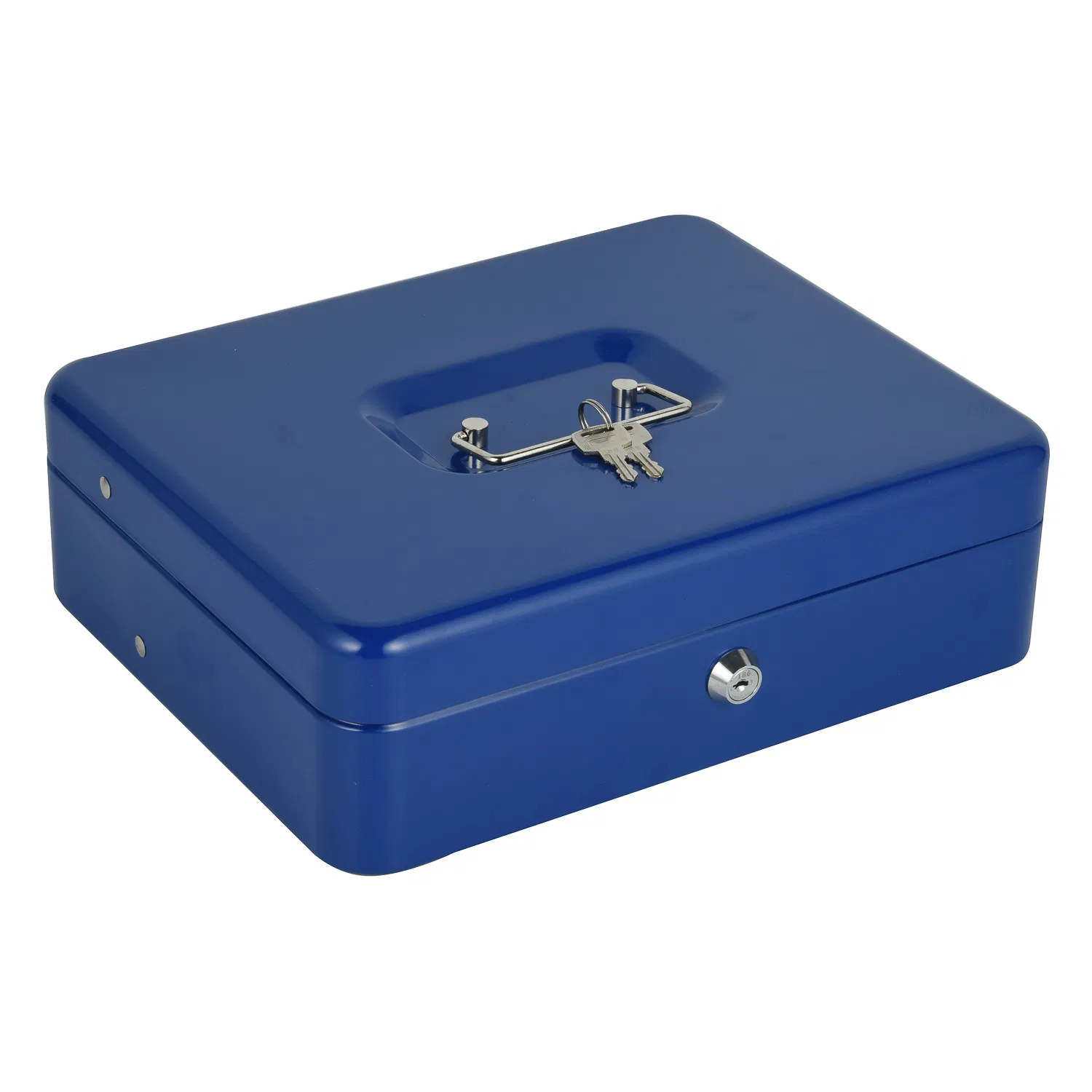 Large Steel Color Custom Double-Layer Money Safe Cash Register Petty Slotted Cash Box