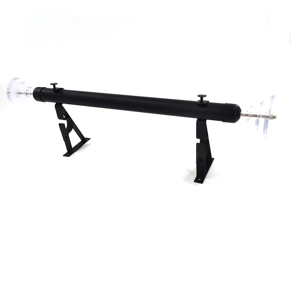 Professional Black Curtain Rod Adjustable Extendable