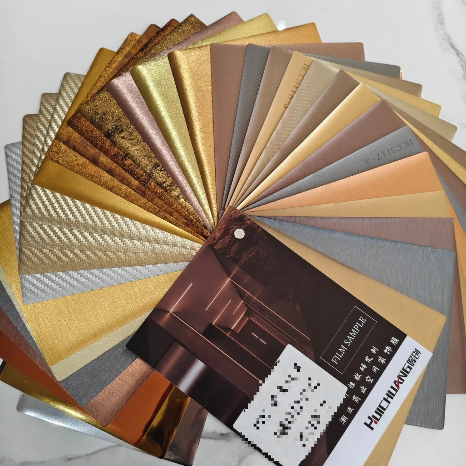Metallic Series PVC Film for Decoration on Furniture, Wall Panels, Cabinet Boards