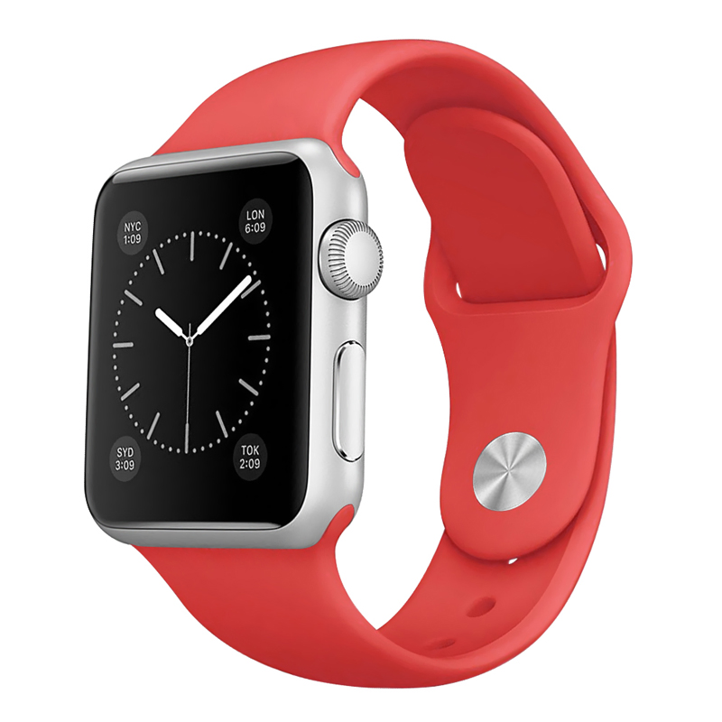 Silicone Watch Band for iPhone/Apple Watch Series 3/Series 2/Series 1 38mm/42mm