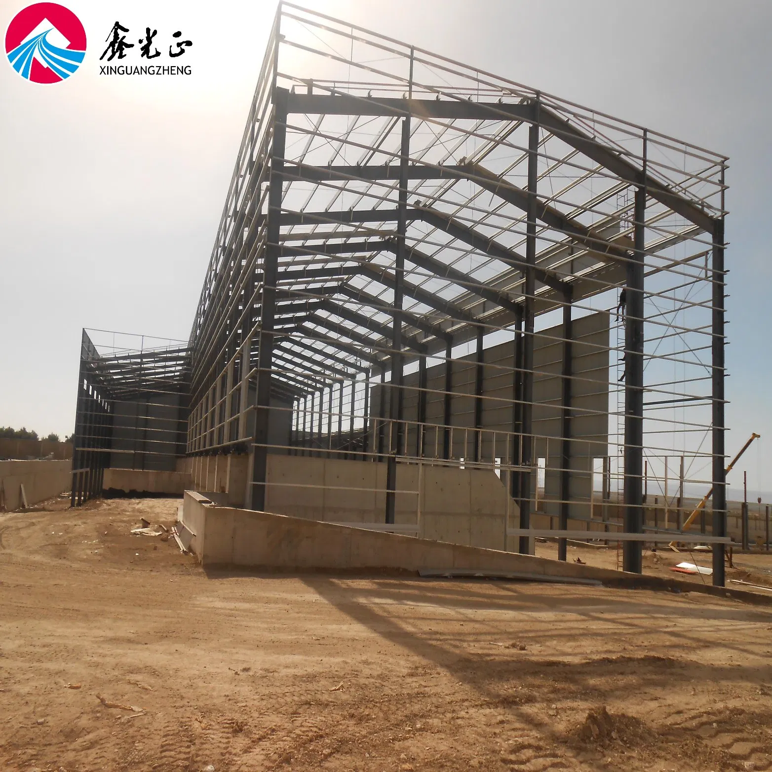 Large Space Steel Structure Prefabricated Building for Industrial Factory